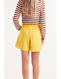 Compania Fantastica Yellow button shorts - 51C/43032 2