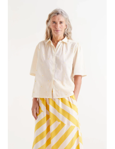 Compania Fantastica Short Sleeve Daisy Shirt - 51C/43034 2