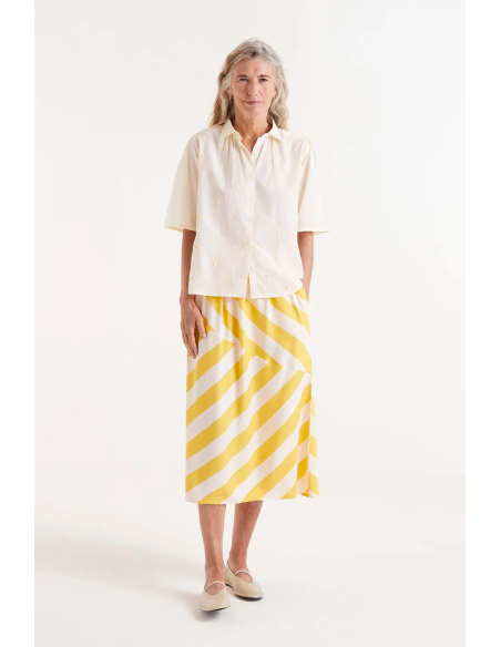 Compania Fantastica Short Sleeve Daisy Shirt - 51C/43034