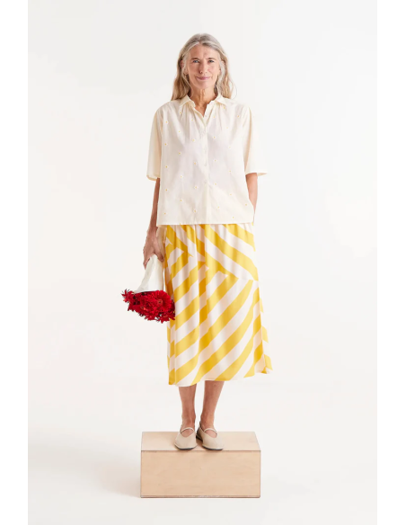 Compania Fantastica Short Sleeve Daisy Shirt - 51C/43034