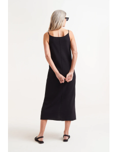 Compania Fantastica Black Fine Knit Midi Dress - 51C/10220 2