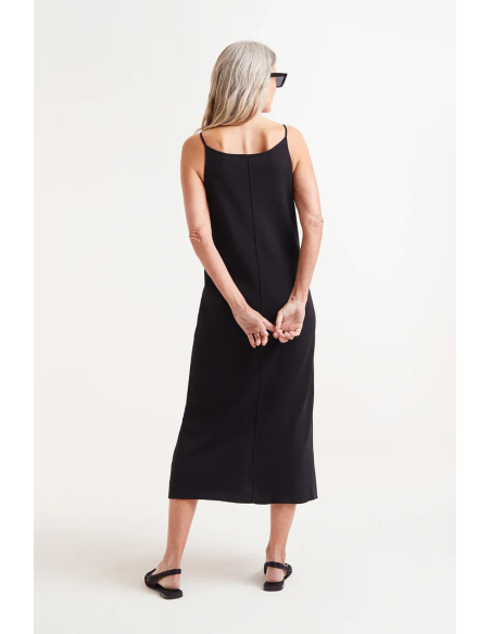 Compania Fantastica Black Fine Knit Midi Dress - 51C/10220