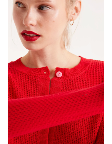 Compania Fantastica Red cardigan -...