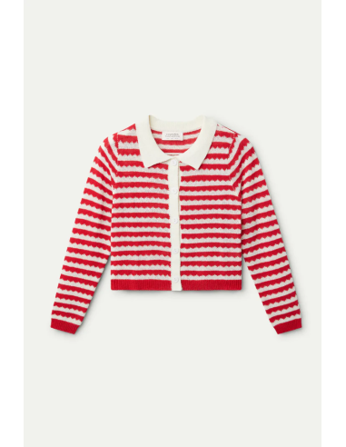 Compania Fantastica Red Striped Polo...