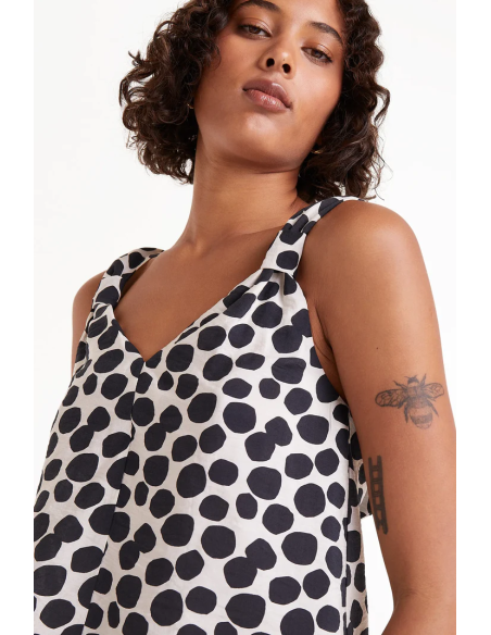 Compania Fantastica Terrazzo print strappy top - 51C/11023