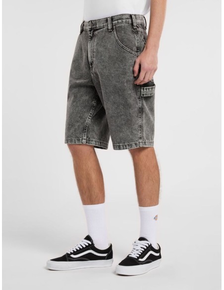 DICKIES GARYVILLE DENIM LIGHT GRAY WASH SHORT - DK0A4XCKJ811