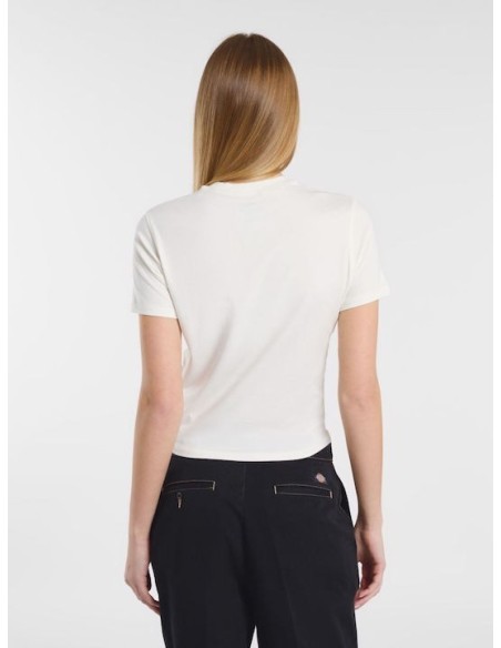 DICKIES CENTER LOGO SS TEE W EGRET - DK0A4Z8FC481