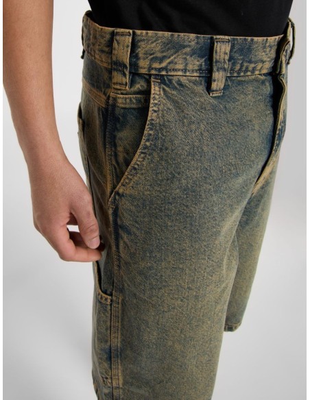 DICKIES MADISON YELLOW FADE INDIGO SHORT- DK0A4YSYK581