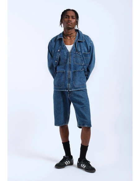 DR DENIM OMAR STREAM MID RETRO SHORTS - 2110103