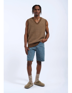 DR DENIM DASH CANYON SKY RETRO SHORTS - 2120102