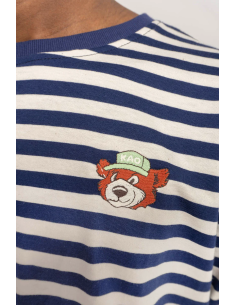 Kaotiko Camiseta Stripes Bear - AQ106-01-G002 2