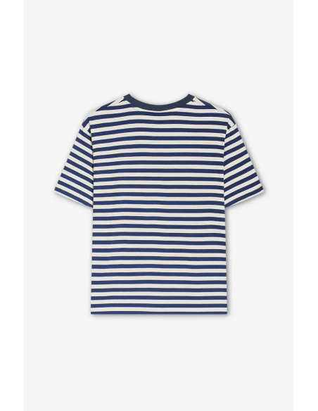 Kaotiko Camiseta Stripes Bear - AQ106-01-G002