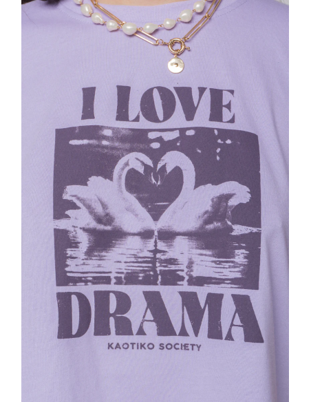 Kaotiko Swans T-shirt - AQ001-01-M002