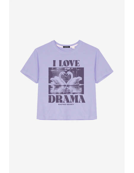 Kaotiko Swans T-shirt - AQ001-01-M002