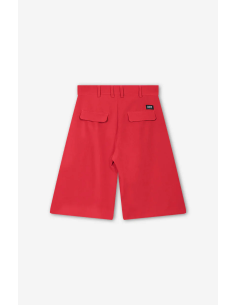 Kaotiko Wide Leg Pinzas Red Bermuda - AQ026-02-K002 2