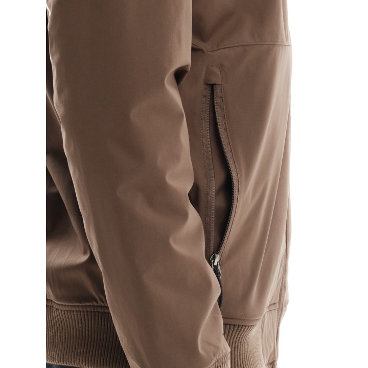 EMERSON ΜΠΟΥΦΑΝ BOMBER ΜΕ ΚΟΥΚΟΥΛΑ CAMEL/BLACK- 232.EM10.37