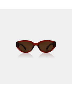 A.kjaerbede WINNIE Brown Transparent Sunglasses- 18315-1