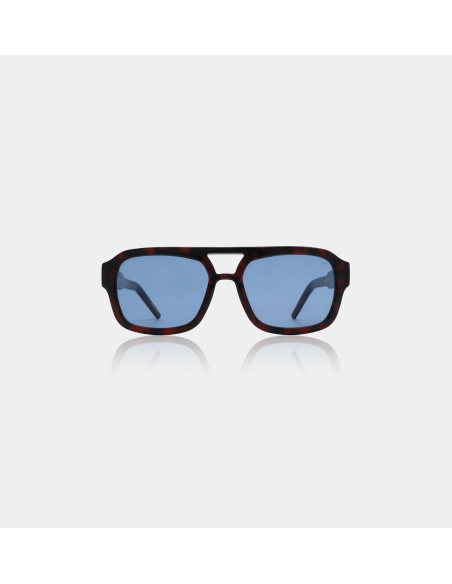 A.kjaerbede KAYA Demi Tort (Blue Lens) Sunglasses - KL2316-010