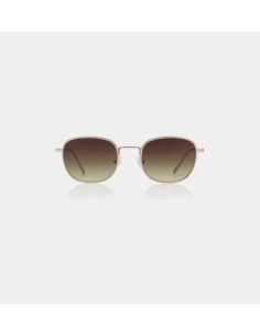 A.kjaerbede HELLO Matte Gold Sunglasses - KL2505-008 2