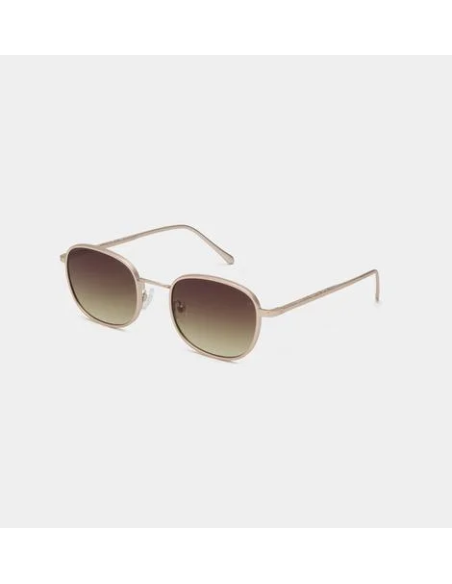 A.kjaerbede HELLO Matte Gold Sunglasses - KL2505-008