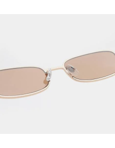A.kjaerbede NOAH Gold Burnt Amber Sunglasses - KL2506-004 2