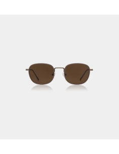 A.kjaerbede HELLO Matte Brown Sunglasses - KL2505-005 2