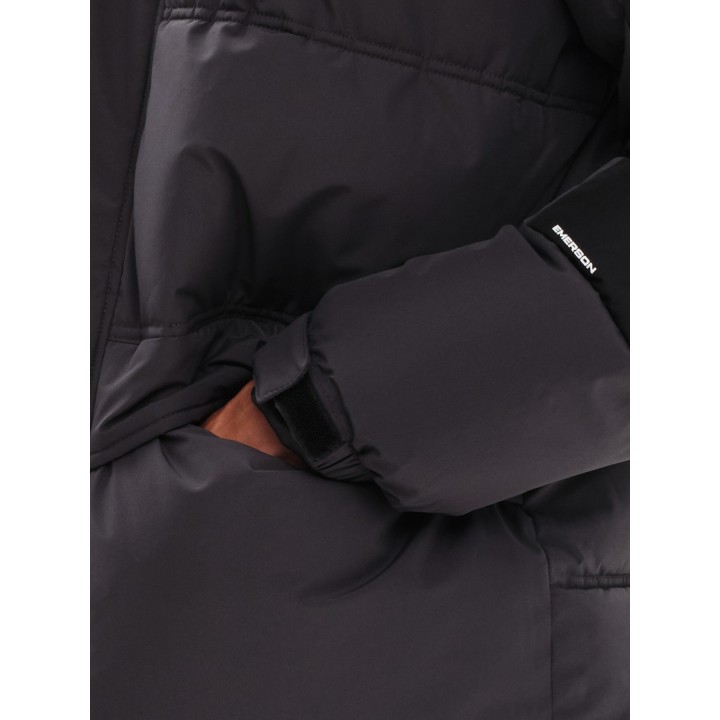 EMERSON ΜΠΟΥΦΑΝ PUFFER ΜΕ ΚΟΥΚΟΥΛΑ EBONY/BLACK - 232.EM10.57