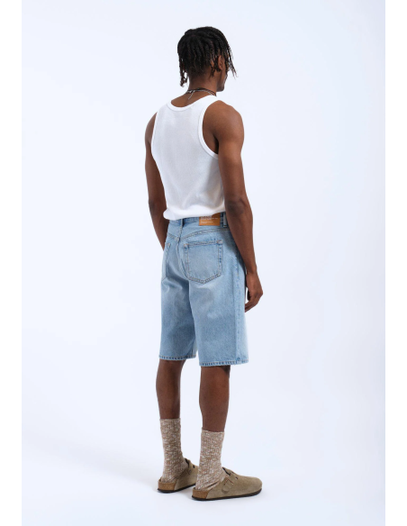 DR DENIM OMAR STREAM LIGHT FADE SHORTS - 2110103