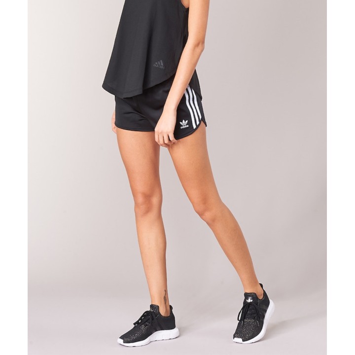 Adidas Originals Womens 3 Stripes Shorts Black DV2555