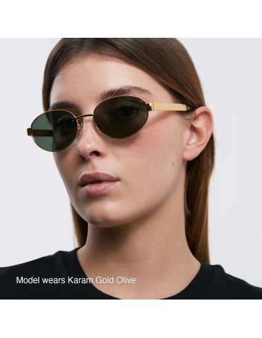 MELLER KARAM GOLD BLUE SUNGLASSES -...