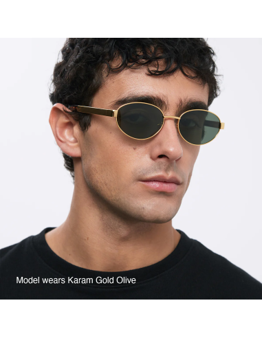 MELLER KARAM GOLD BLUE SUNGLASSES -...