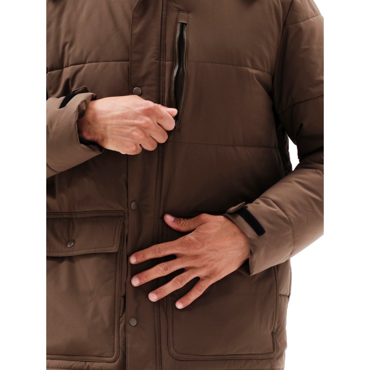 EMERSON ΜΠΟΥΦΑΝ ΜΑΚΡΥ PUFFER ΜΕ ΚΟΥΚΟΥΛΑ CAMEL-232.EM10.68