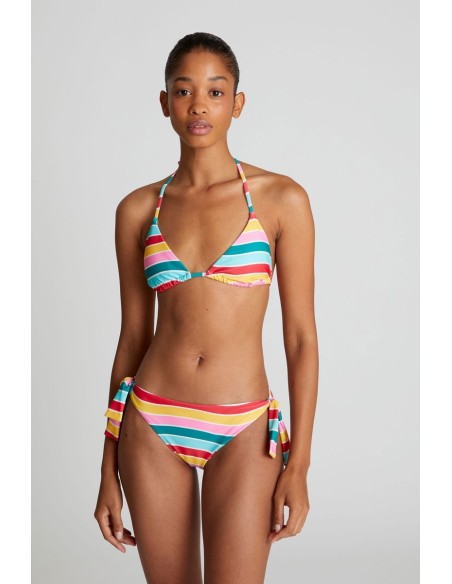 Compania Fantastica Colour Wave printed triangle bikini top - 52C/13919