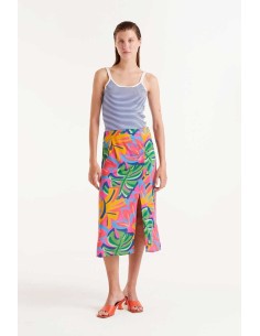 Compania Fantastica Multi Colour Midi Skirt - 52C/43107