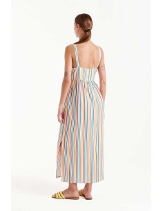 Compania Fantastica Stripes Maxi Dress - 52C/40110 2
