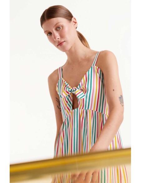 Compania Fantastica Stripes Maxi Dress - 52C/40110