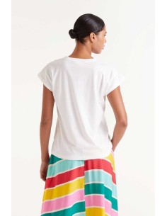 Compania Fantastica White Ice Cream T-Shirt - 52C/42110 2