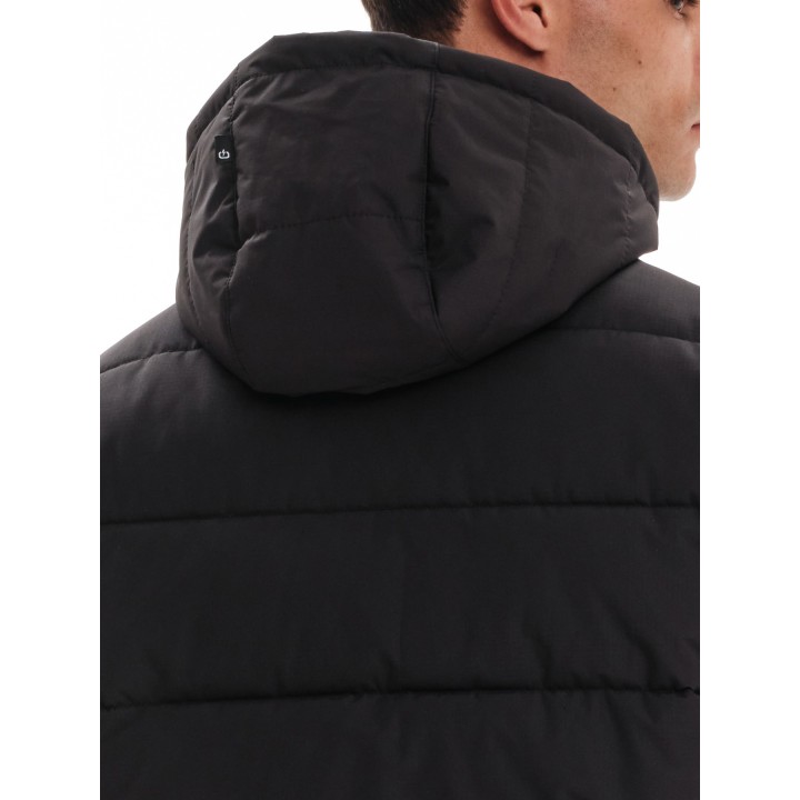 EMERSON ΜΠΟΥΦΑΝ PUFFER ΜΕ ΑΠΟΣΠΩΜΕΝΗ ΚΟΥΚΟΥΛΑ BLACK- 232.EM10.69