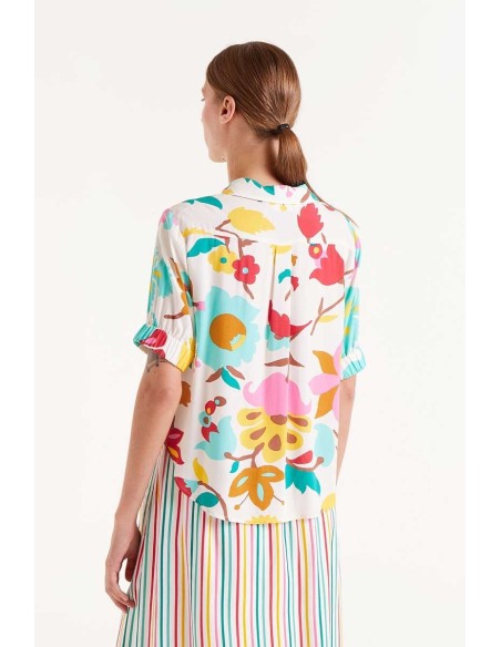 Compania Fantastica Flowers Shirt - 52C/11106