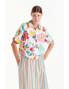 Compania Fantastica Flowers Shirt - 52C/11106