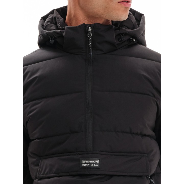 EMERSON ΜΠΟΥΦΑΝ PUFFER ΜΕ ΑΠΟΣΠΩΜΕΝΗ ΚΟΥΚΟΥΛΑ BLACK- 232.EM10.69
