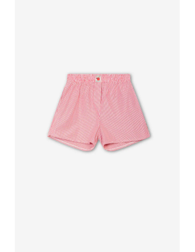 Kaotiko Apple Checked Shorts -...