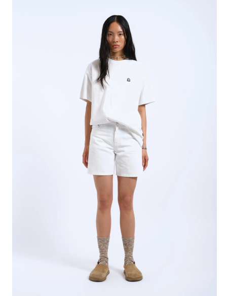 Dr Denim Arch White Shorts - 2510104