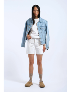 Dr Denim Arch White Shorts - 2510104 2