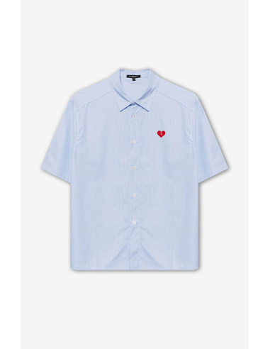 Kaotiko Loui Heart Stripes Shirt -...