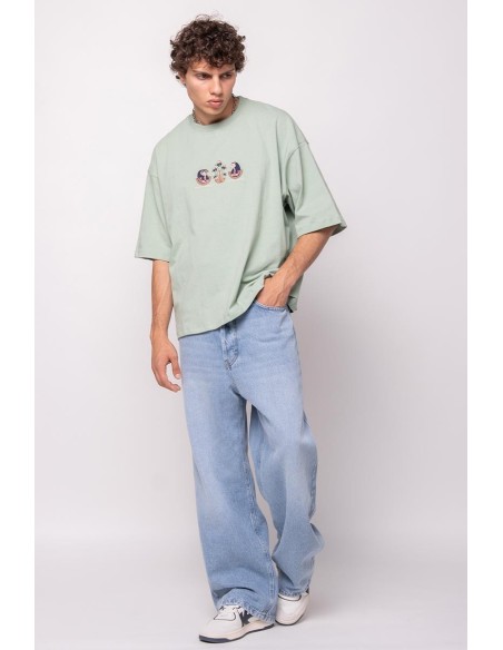 Kaotiko Horus Fresh Green T-shirt - AQ059-01-G002