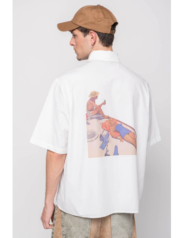 Kaotiko Big Sur White Shirt -...