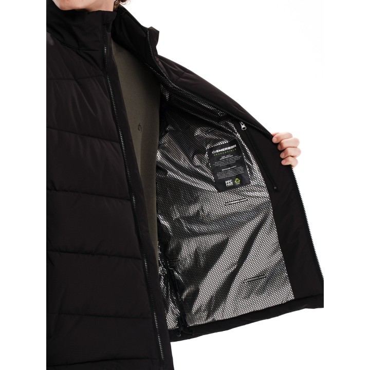 EMERSON ΜΠΟΥΦΑΝ PUFFER ΜΕ ΚΡΥΦΗ ΚΟΥΚΟΥΛΑ BLACK-232.EM10.71