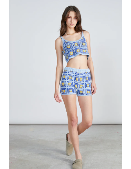 24COLOURS Crocheted shorts - 25C/60889B