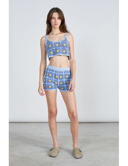 24Colours Crocheted Top - 25S-12355B